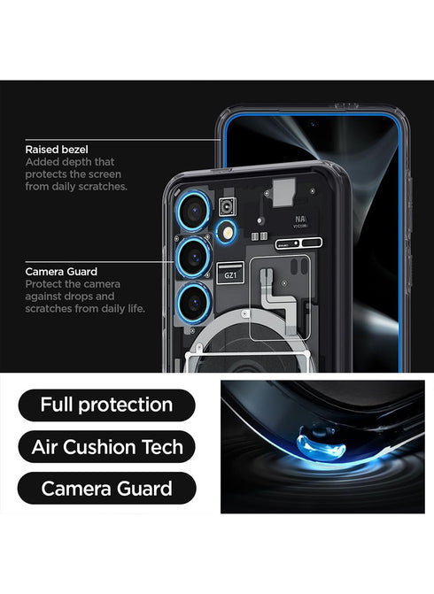 Spigen Samsung Galaxy S24 Case Cover Ultra Hybrid ZERO ONE (MagFit)