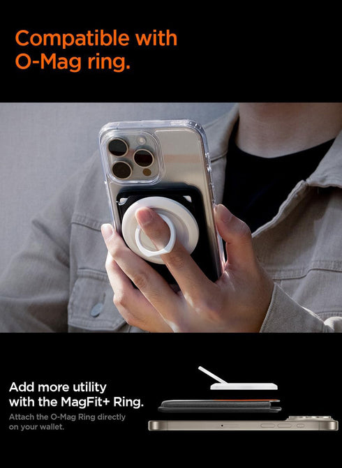 Spigen Dual-Side Magnetic Wallet 3 Cards Holder Valentinus (MagFit Plus)