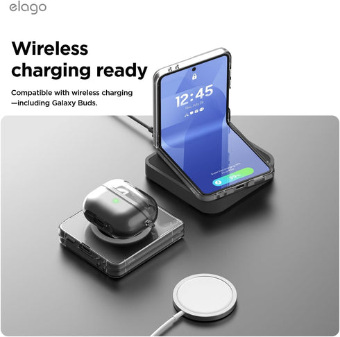 elago Samsung Galaxy Z Flip 7 Case Magnetic Clear