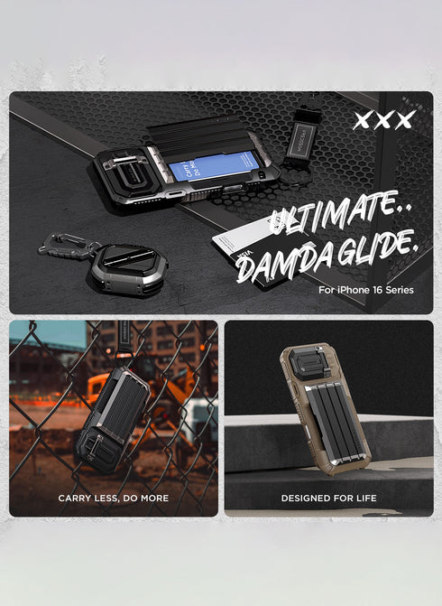 VRS Design iPhone 16 Pro MAX Case Damda Glide ULTIMATE with Strap