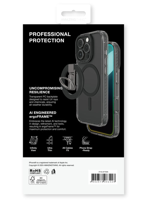 Amazing Thing iPhone 16 Pro MAX Case Titan Pro MAG Grip Ring Set (MagSafe)