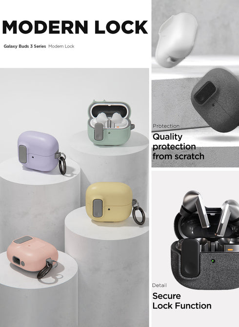 VRS Design Samsung Galaxy Buds 3 / 3 PRO Case Modern Lock