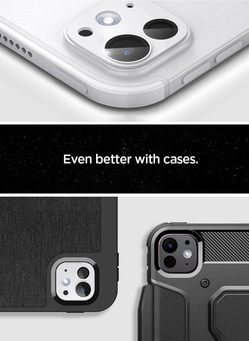 Spigen iPad Pro 13" / iPad Pro 11" M4 (2024) Camera Lens Screen Protector GLAStR Optik Metal EZ Fit