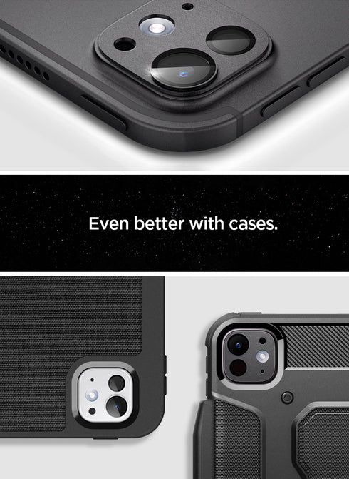 Spigen iPad Pro 13" / iPad Pro 11" M4 (2024) Camera Lens Screen Protector GLAStR Optik Metal EZ Fit