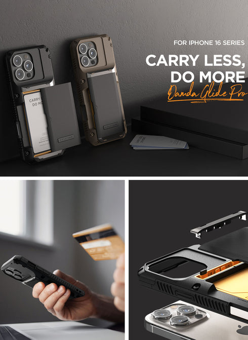 VRS Design iPhone 16 Pro MAX Case Damda Glide PRO GROOVE