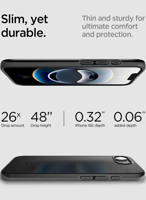 Spigen iPhone 16e Case Thin Fit MAGFIT