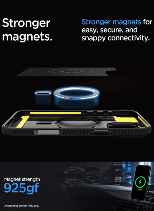 Spigen iPhone 16 PRO Case Rugged Armor MagFit