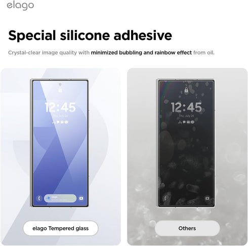 elago Samsung Galaxy Z Fold 7 Tempered Glass Screen Protector Flex Window