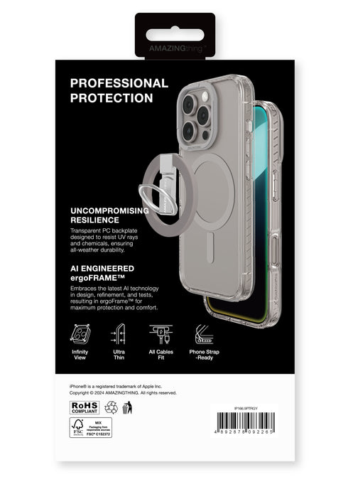 Amazing Thing iPhone 16 Pro MAX Case Titan Pro MAG Grip Ring Set (MagSafe)