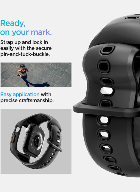 Spigen Apple Watch Series 10 (46mm) Band with Case Liquid Air PRO