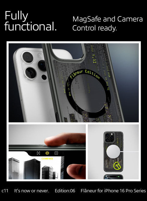 Spigen iPhone 16 PRO Case Ultra Hybrid T MAGFIT FLANEUR