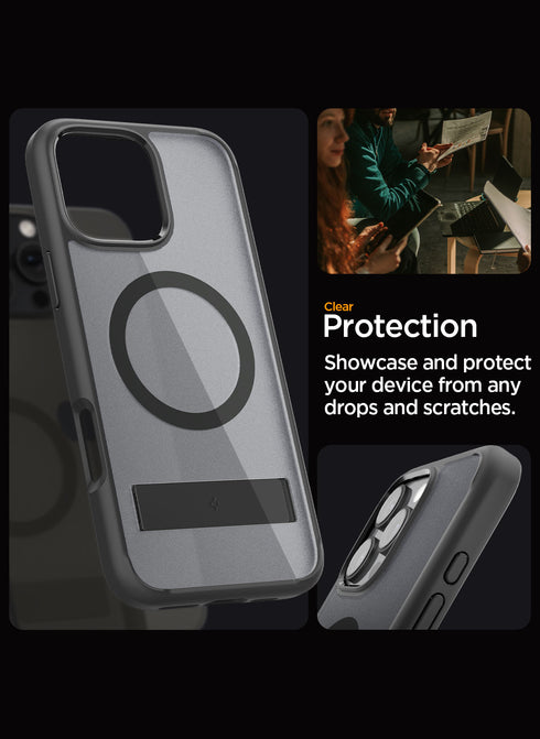Spigen iPhone 16 PRO Case Ultra Hybrid S MAGFIT FROST
