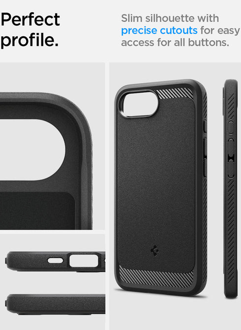 Spigen iPhone 16e / 17e Case Rugged Armor MAGFIT