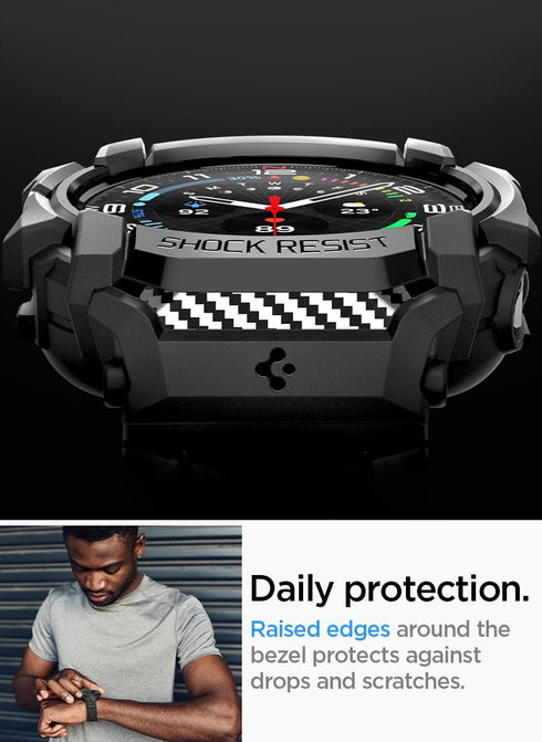 Spigen Samsung Galaxy Watch ULTRA (47mm) Band with Case Rugged Armor PRO