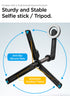Spigen MagSafe 24" Extendable Selfie Stick Tripod Stand with Bluetooth Remote
