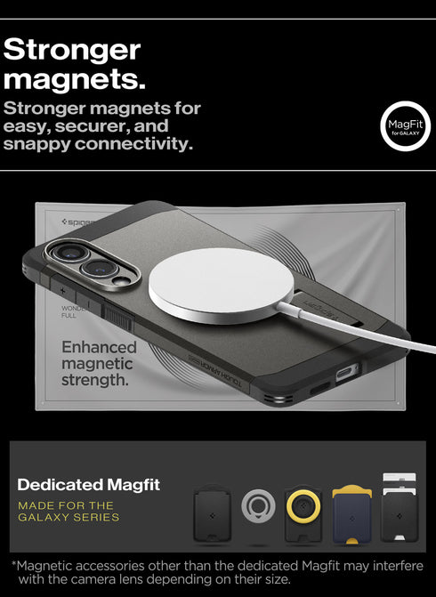 Spigen Samsung Galaxy S25 EDGE Case Tough Armor MAGFIT AI