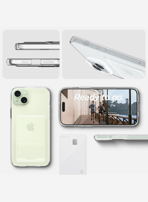 Spigen iPhone 15 PLUS Case Crystal Slot