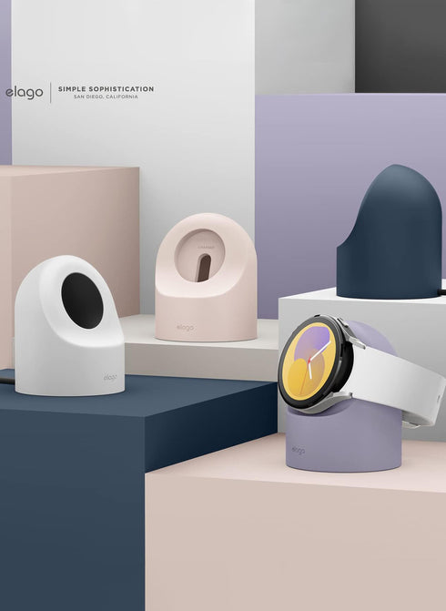 elago Samsung Galaxy Watch 8 / 8 Classic / 7 Ultra / 7 / 6 / 6 Classic / 5 / 5 Pro (40/43/44/45/47mm) Charger GW2 Stand