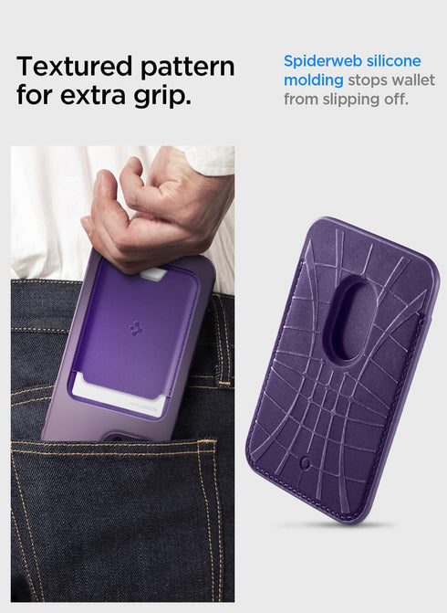 Spigen Magnetic Wallet 3 Cards Holder Valentinus (MagFit)