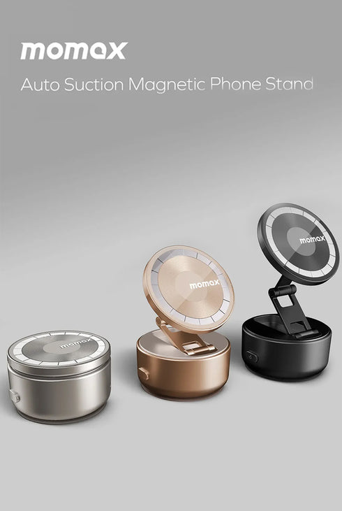 Momax 1-Snap Go 360° Auto-Suction Foldable Magnetic Phone Stand