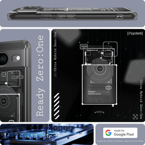 Spigen Google Pixel 8 Case Ultra Hybrid ZERO ONE