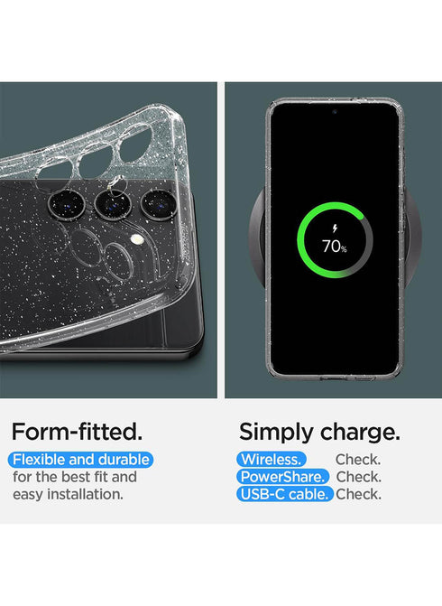 Spigen Samsung Galaxy S24 Case Liquid Crystal Glitter