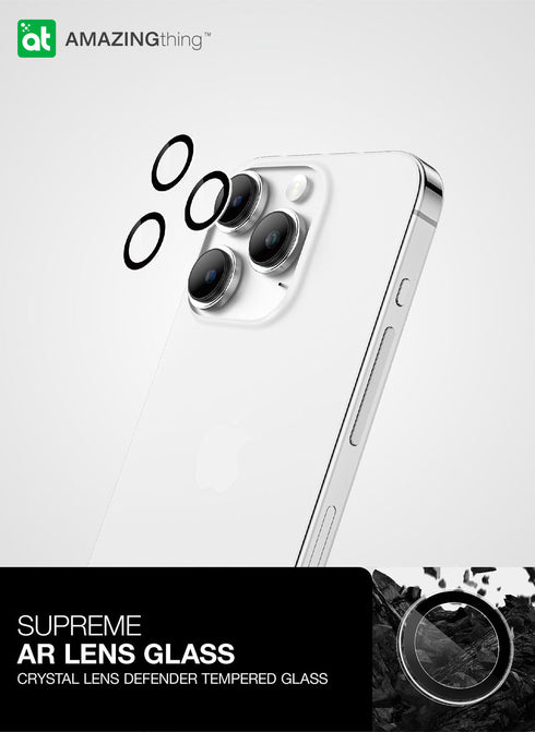 Amazing Thing iPhone 15 PRO / iPhone 15 Pro MAX Camera Lens Protector Supreme Aluminum AR Lens