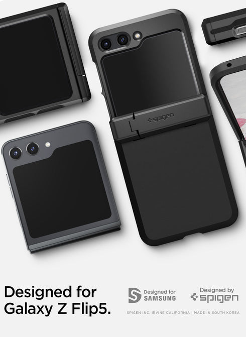 Spigen Samsung Galaxy Z Flip 5 Case Tough Armor PRO P with Kickstand