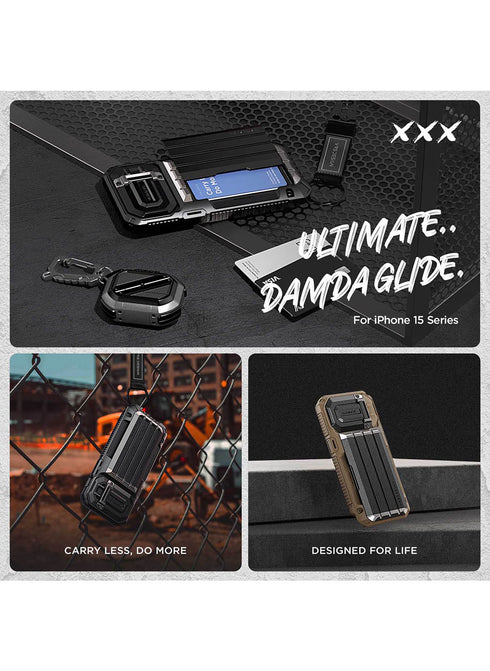 VRS Design iPhone 15 PRO Case Damda Glide ULTIMATE