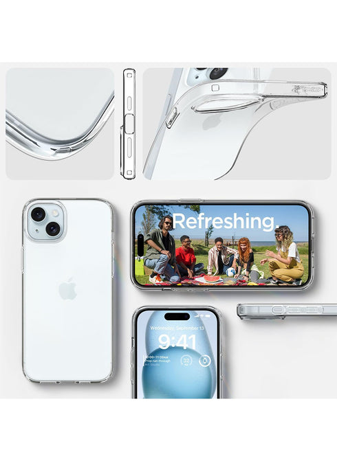 Spigen iPhone 15 PLUS Case Liquid Crystal