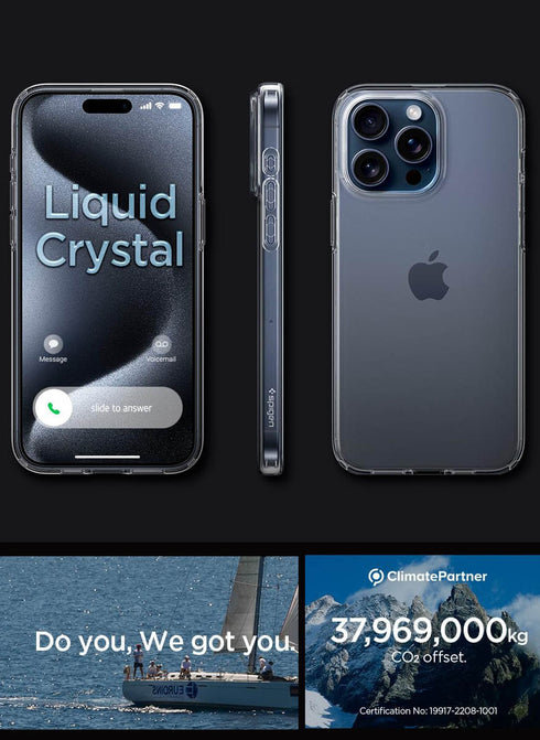 Spigen iPhone 15 Pro MAX Case Liquid Crystal