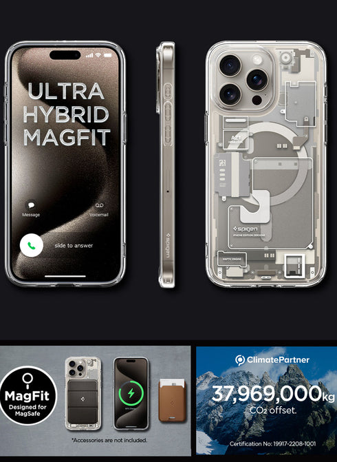Spigen iPhone 15 Pro MAX Case Ultra Hybrid MagFit Zero One