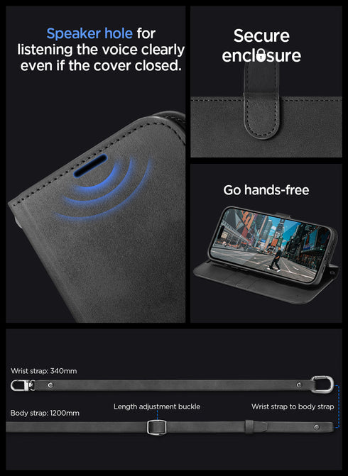 Spigen iPhone 15 Pro MAX Case Wallet S PRO