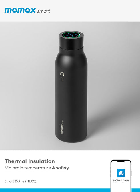 Momax Smart Bottle IoT Thermal Drinkware