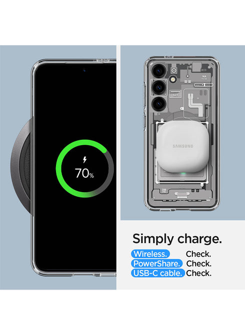 Spigen Samsung Galaxy S24 Case Ultra Hybrid ZERO ONE