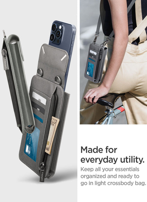 Spigen Crossbody Travel Wallet Bag Valentinus with Card Holder