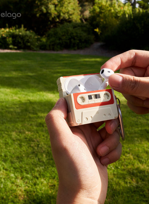 elago AirPods 4 Case Casette Tape