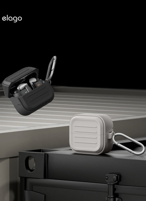 elago Samsung Galaxy Buds 3 / 3 PRO Case Armor Hang with Carabiner