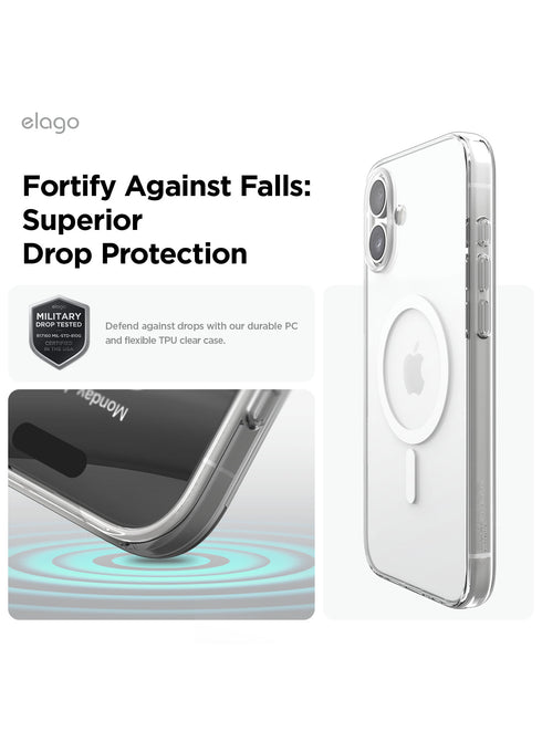elago iPhone 16 PLUS Case Magnetic Hybrid (MagSafe)