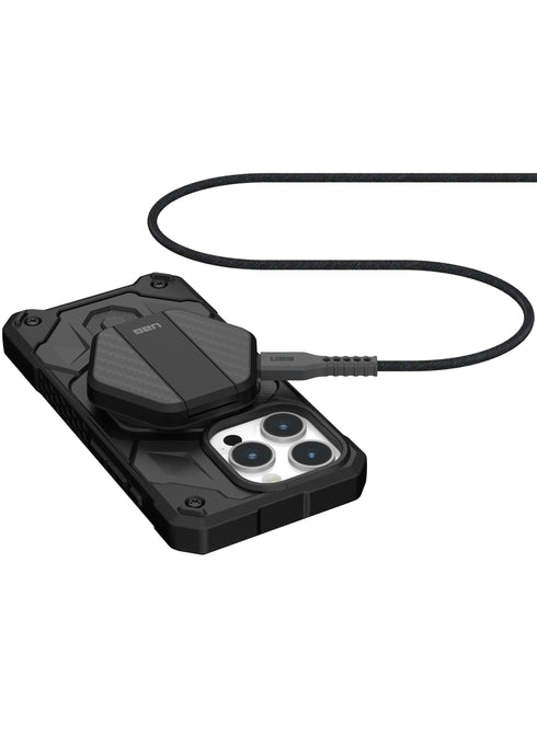 UAG MagSafe Wireless Charging Pad (15W) with Kickstand and USB-C Cable (4ft)