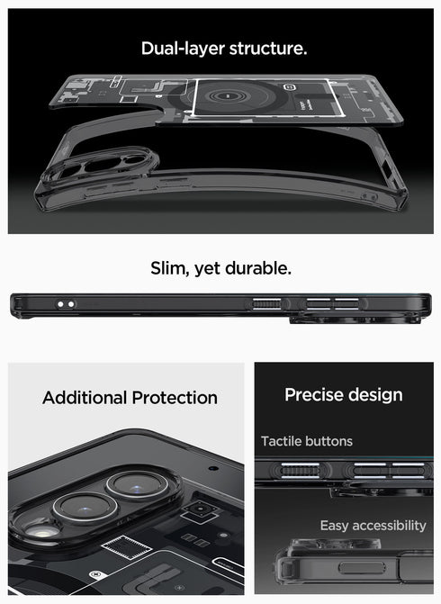 Spigen Samsung Galaxy S25 EDGE Case Ultra Hybrid MAGFIT ZERO ONE