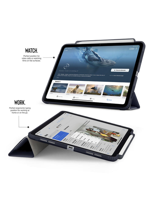 Pipetto iPad Air 13" M2 (2024) Case Origami No. 3 with Pencil Slot