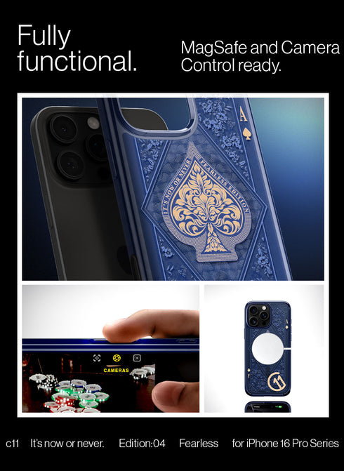 Spigen iPhone 16 Pro MAX Case Ultra Hybrid T MAGFIT FEARLESS