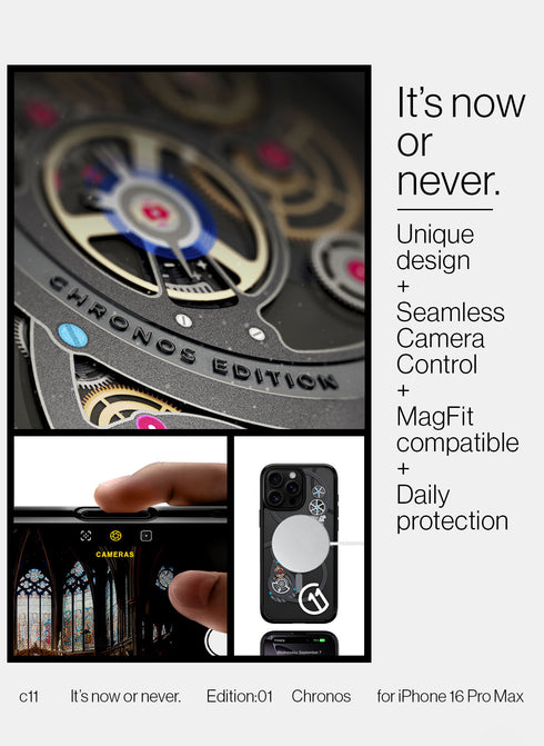 Spigen iPhone 16 Pro MAX Case Ultra Hybrid T MAGFIT CHRONOS