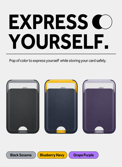 Caseology Magnetic Wallet 3 Cards Holder Nano Pop with Stand