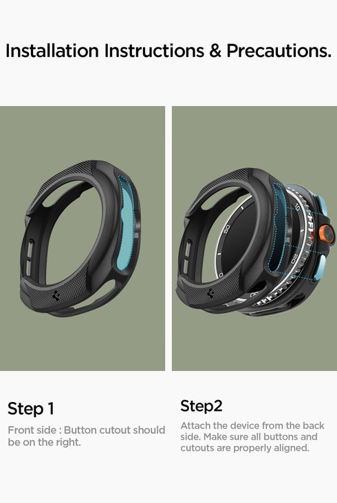 Spigen Samsung Galaxy Watch 8 Classic (46mm) Case Liquid Air