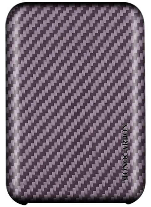 MONOCARBON MagSafe Battery Pack Case Real Carbon Fiber