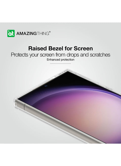 Amazing Thing Galaxy S24 ULTRA Case with Ring Holder Stand Minimal Mag Grip