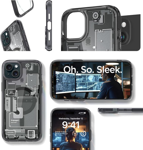 Spigen iPhone 15 Case Ultra Hybrid MagFit Zero One