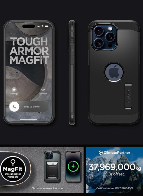 Spigen iPhone 15 PRO Case Tough Armor MagFit